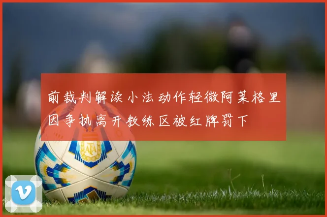 前裁判解读小法动作轻微阿莱格里因争执离开教练区被红牌罚下